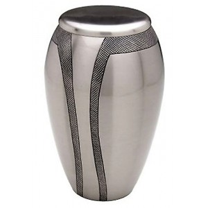 Brass Urn (Silver with Engraving) 